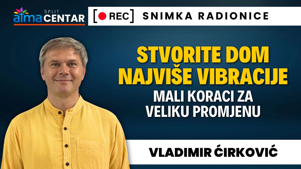 Vladimir Ćirković: Stvorite dom najviše vibracije