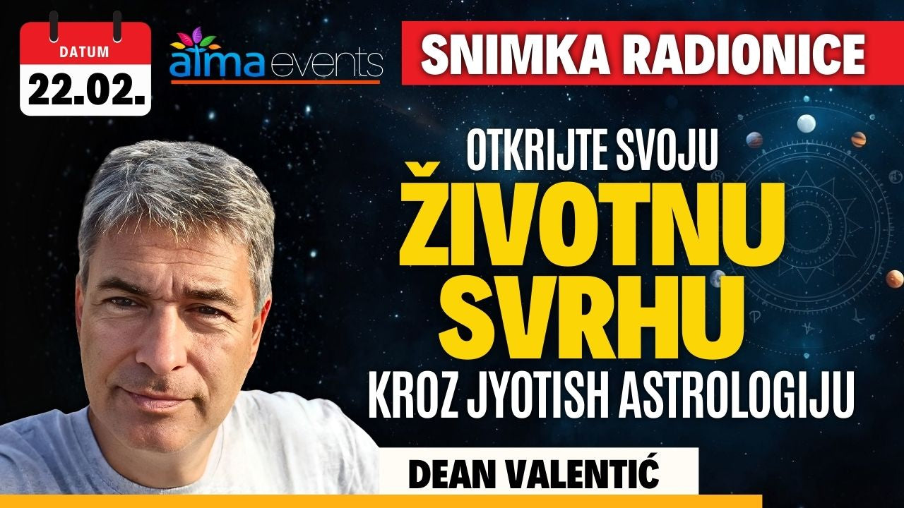 Dean Valentić: Otkrijte svoju životnu svrhu kroz Jyotish astrologiju