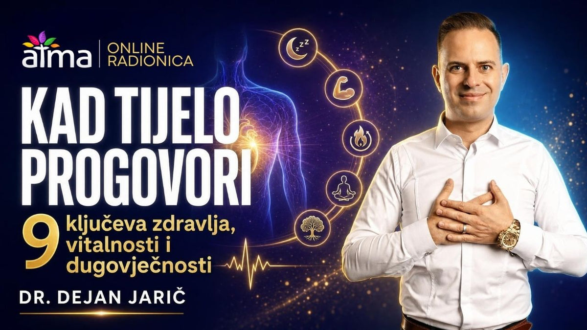 Dr. Dejan Jarič: KAD TIJELO PROGOVORI – 9 ključeva zdravlja, vitalnosti i dugovječnosti